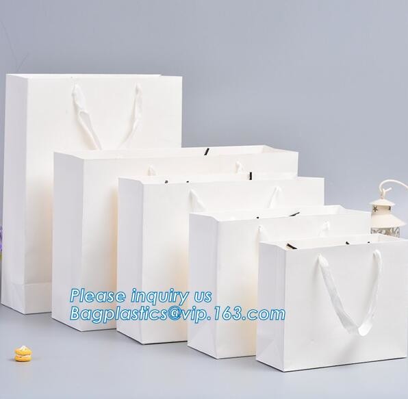 Luxury Paper Gift Carrier Shopping Bag Party Bag with Handles,printed paper carrier bag for apparel shopping bag, bageas