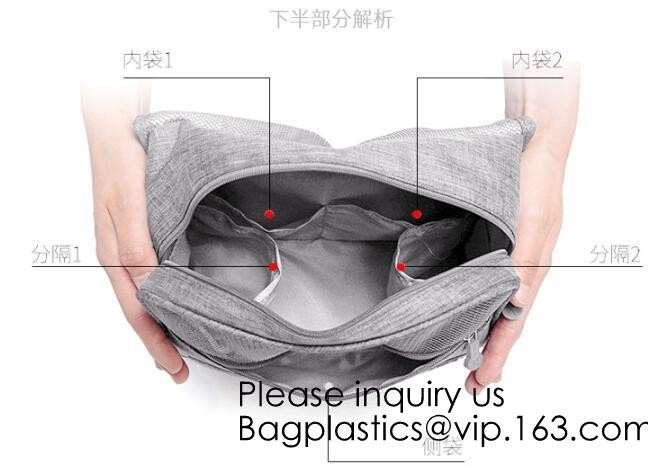 Trend Design Velvet Quilted Cosmetic Bag,Customized 2pcs Set Makeup Bag, Wholesale Travel Mens Toiletry Bags
