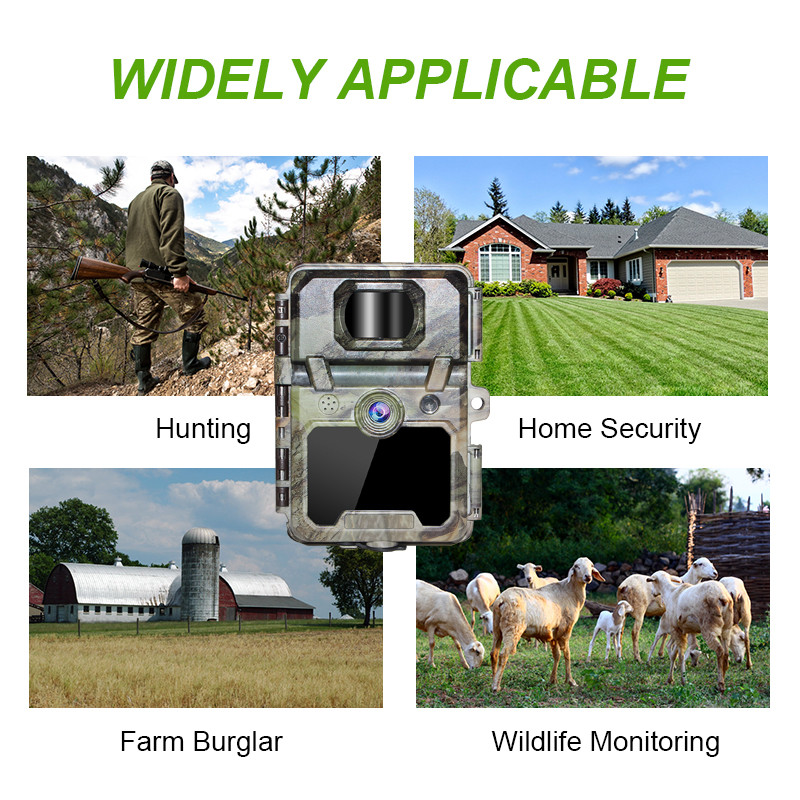 Hidden 2.4 Inch LCD 30MP Wildlife Hunting Camera PIR Sensitivity