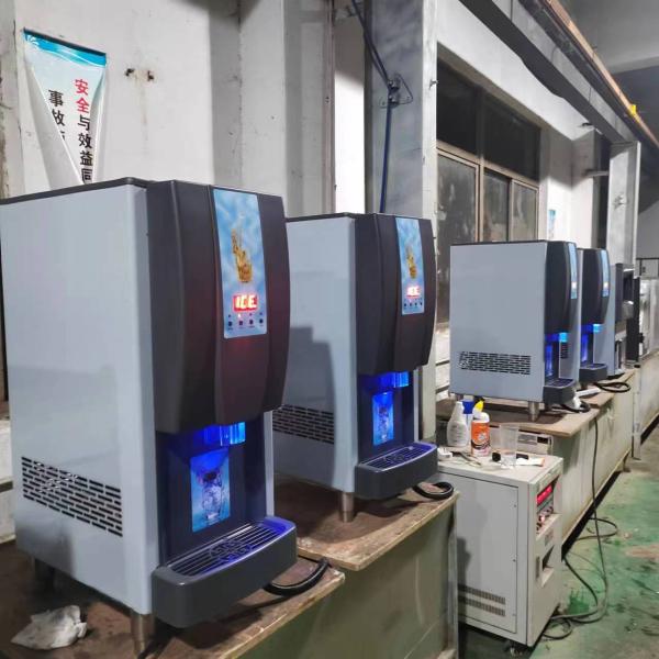 ICW-80 100kgs Countertop Ice Machine for bar Commercial Nugget Ice Maker Machine Dispenser Portable Making Ice with Water