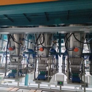 PLC Control Mixer Weighing Conveyor Automatic Batching System