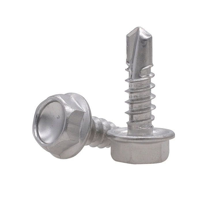 Hex Flange Head Self Tapping Screws Hexagon Washer Head Screws