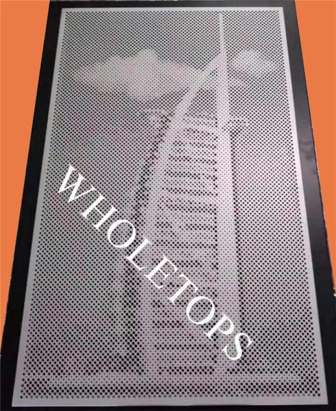 Length 600mm-4500mm Art Deco Laser Cut Panel / 8.0MM Outdoor Laser Cut Metal