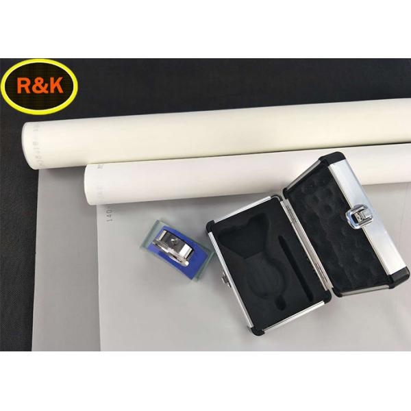  High Tension Polyester Screen Mesh Plain Weave Faster Tension Stability Manufactures