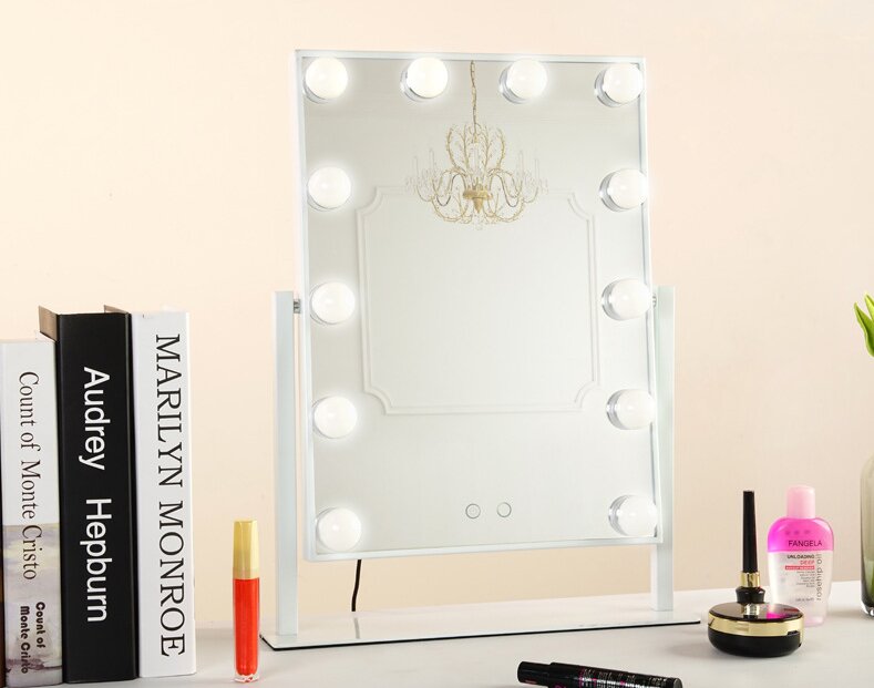 Desktop Illuminated Hollywood Mirrors Vanity Lights USB Dimmer Lamp