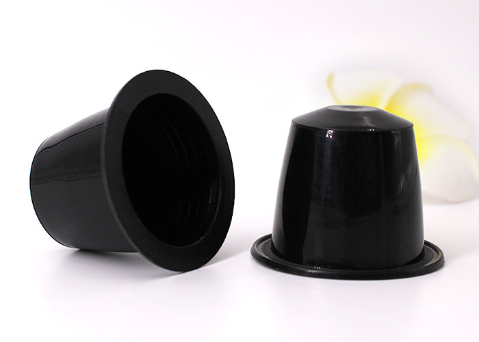 Black 28.5mm 6g Heat Seal Lid Nespresso Coffee Capsules