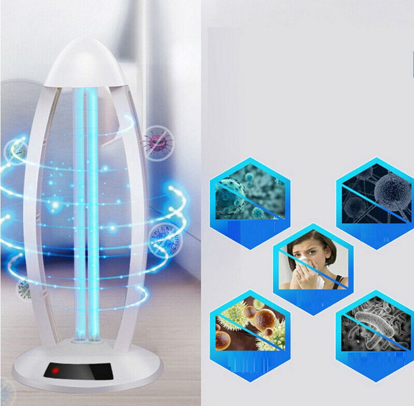 Clear Quartz Glass Tube UVC Disinfection Lamp / Office Ultraviolet Sterilization Lamp