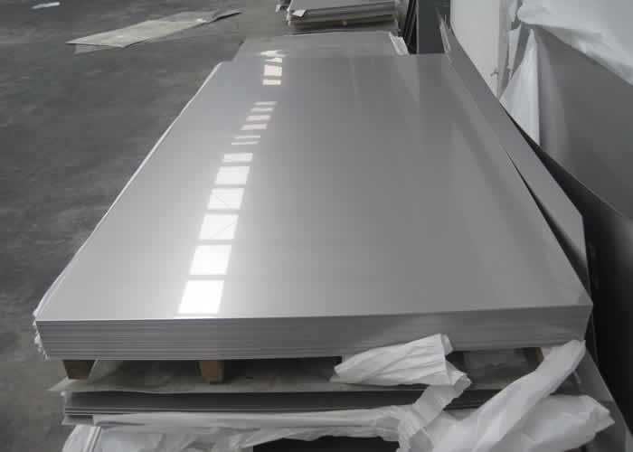 Cold Rolled Brushed Stainless Steel Sheet , Square Metal Plate Weldable
