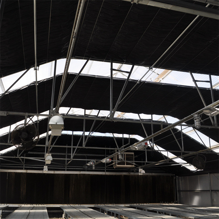 Auto Lighting Industrial Agricultural Automated Tunnel Plastic Growing Light Blackout Light Deprivation Greenhouse