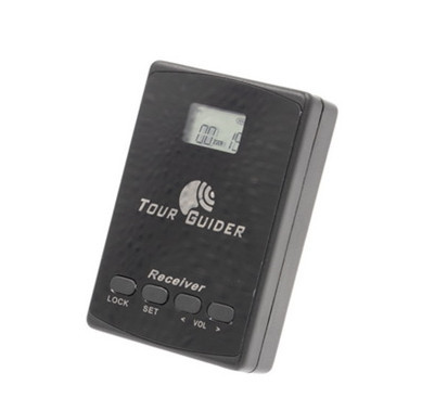 L8 Handheld Simultaneous Interpretation Equipment Black Tour Guide Device