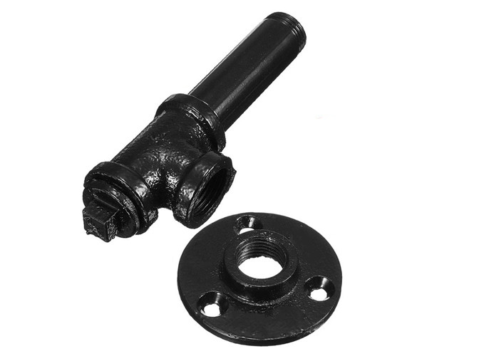 Casting Industrial Clothing Rack / Black Pipe Coat Rack UL Certification