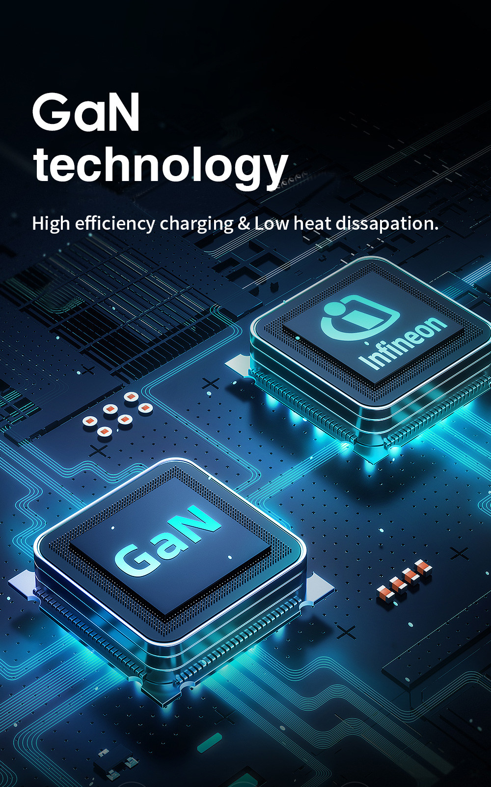 Vizz Customized 33W GaN Wall Charger Universal Charger With PD QC Output