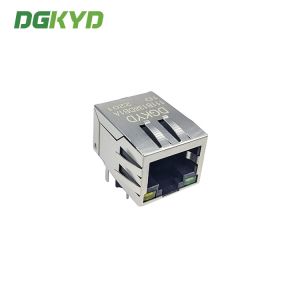 DGKYD111B138DB1A1D 8P8C RJ45 Single Port Plug Connector With LED