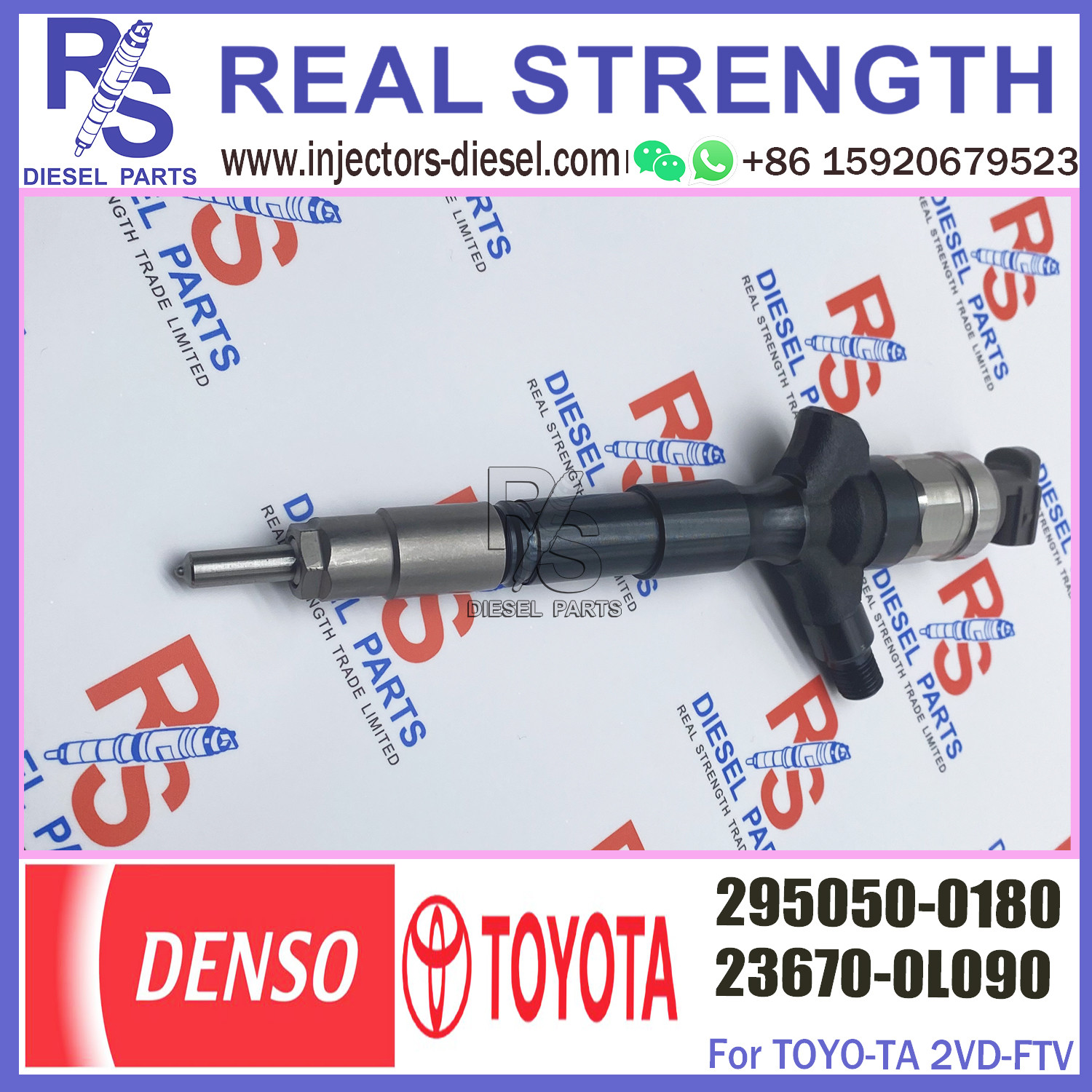 Diesel Engine Parts diesel injectors 23670-0L090 23670-09350 common rail injector 295050-0520 295050-0180