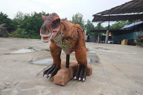 Quality Photorealistic Stage Running Realistic Dinosaur Diorama Waterproof And Sun Protection for sale
