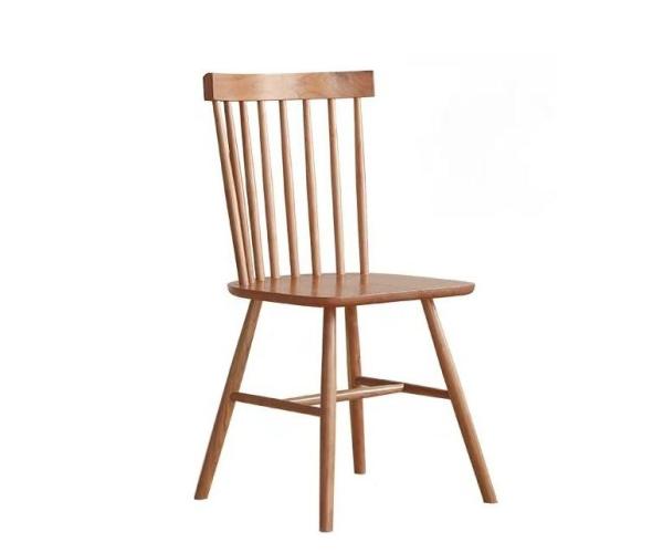 Nordic solid wood Windsor chair solid wood dining chair back chair exit simple