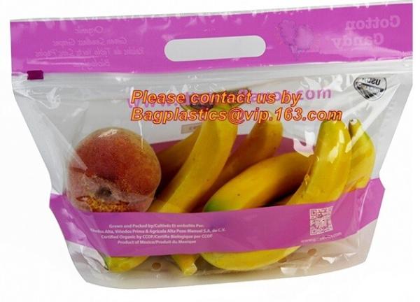 printed zip lock plastic cherry bags fruit bag, Fruit cherry/grape bag, fruits /