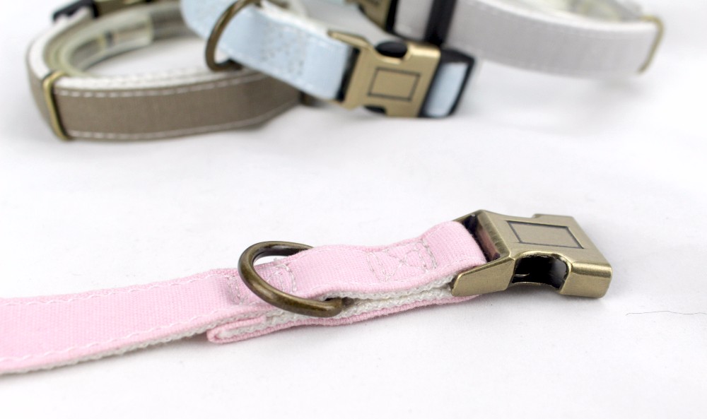Custom Canvas Fashion Dog Collar And Leash Set For Dogs Customerized
