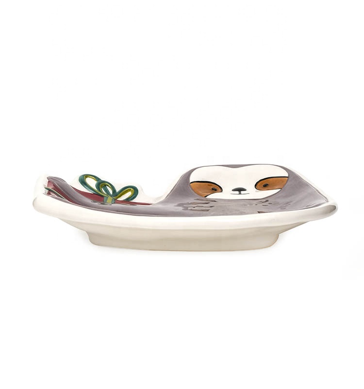 Children Food-Safe Dinnerware Dinner Kid Set Sapota Baby Fiber Bamboo Plate Dish Food Safety Earthen