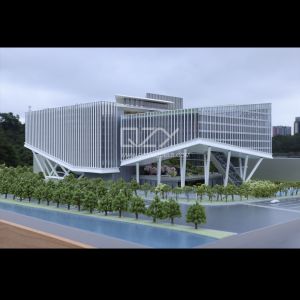 1:300 Scale Handmade 3D Print Architectural Model for Display and Study