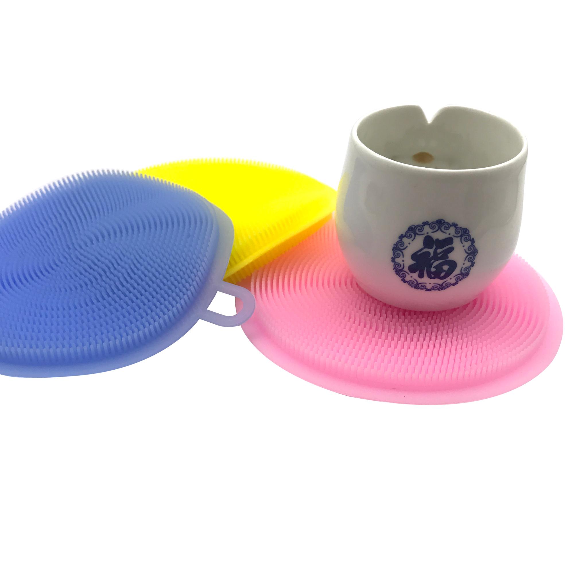 Mildew-Free Dish Brush Sponge Dishwashing Sponge and Scouring Pad for Kitchen Wash Pot Pan Dish Bowl Wash Fruit and Vegetable