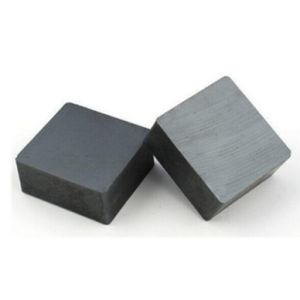  Strong Powerful Ceramic Ferrite Magnets Square Block For Generators / Sensors Manufactures
