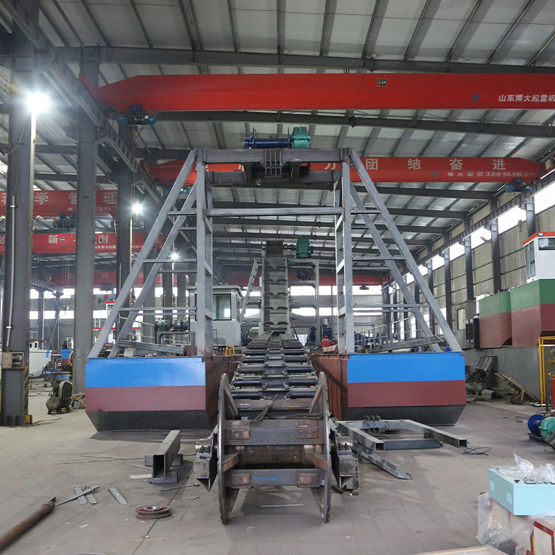 Anchor Position River Gold and Diamond Dredger with Jigging