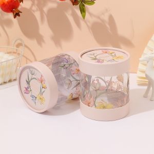 Christmas Flower Boxes With Cardboard Material And Acceptable Customized Velvet