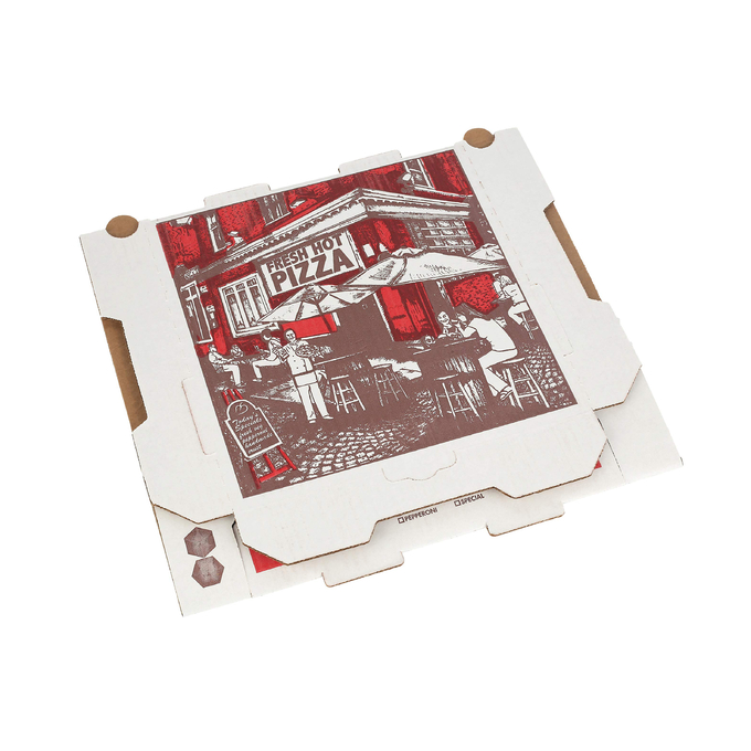 Customized Pizza Custom Pizza Boxes Pizza Packing Box With Custom Logo Printed Corrugated Boxes