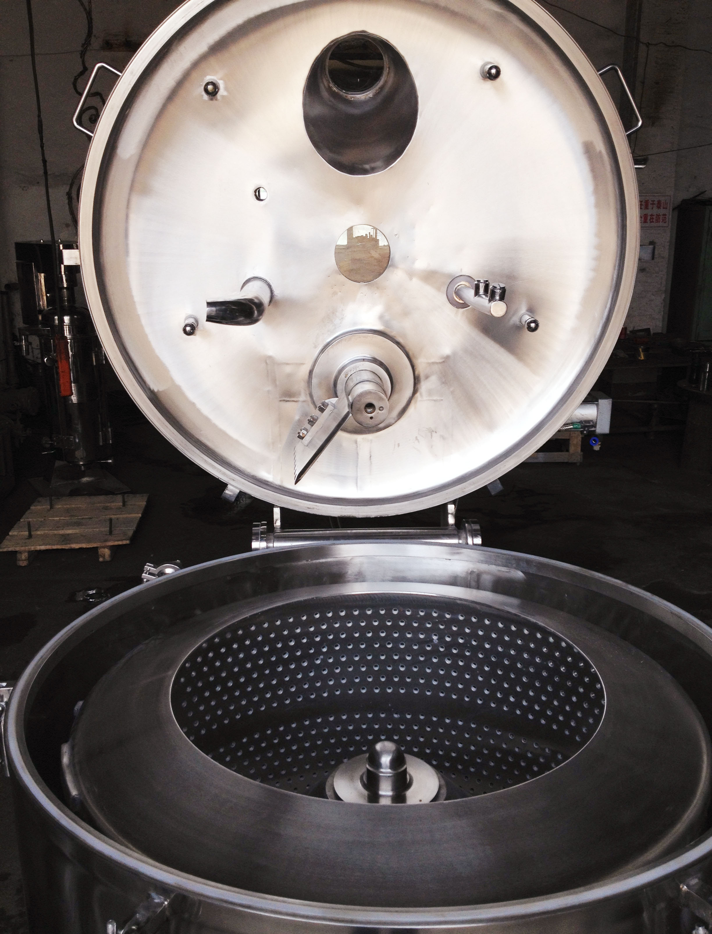 PGZ1250 Automatic discharge scraper centrifuge used for chemical food industry