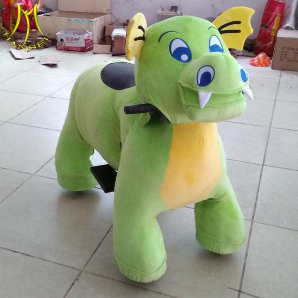 Hansel luna park toys guangzhou walking plush animal motor unicorn scooter