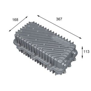  Extrusion Outdoor Light Enclosure CNC Machining Compact Robust Structure Manufactures