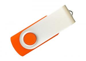 Bulk USB Swivel Flash Drive , Custom Printed Swivel Usb Memory Stick