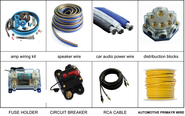PVC Jacket RCA Cable AV For Car Audio And Home Audio Amp