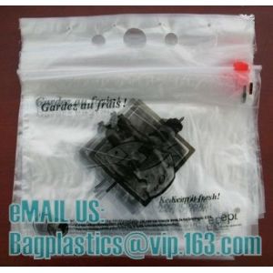 Fresh vegetable Grape Cherries transparent plastic Packaging Bag, Slider Zipper