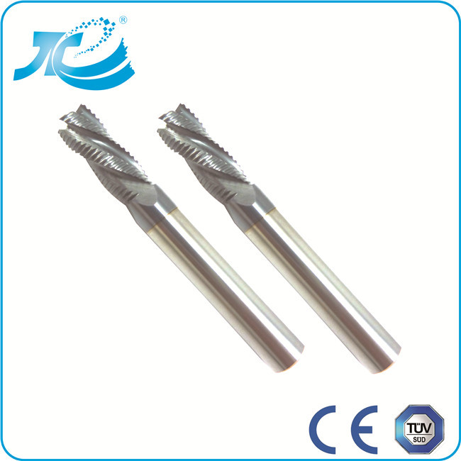 Coating Tungsten Steel Roughing End Mill Feeds Speeds 6 - 20 mm Diameter
