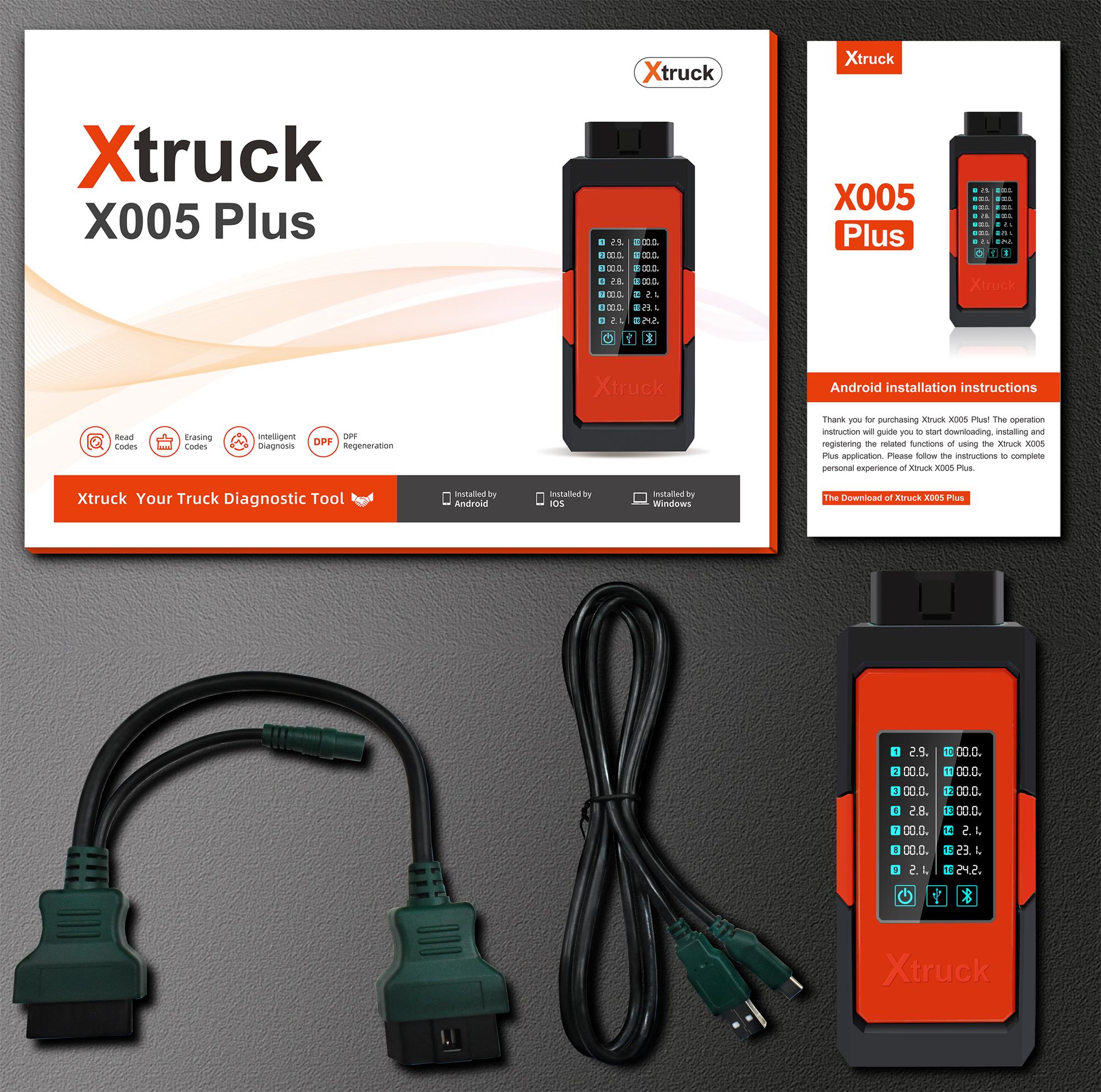 X005 Plus F110 tablet DPF Regeneration Data Read Truck Diagnostic Tool for SHAC-MAN WEICHAI SINOTRUK CNHTC Howo DongFeng