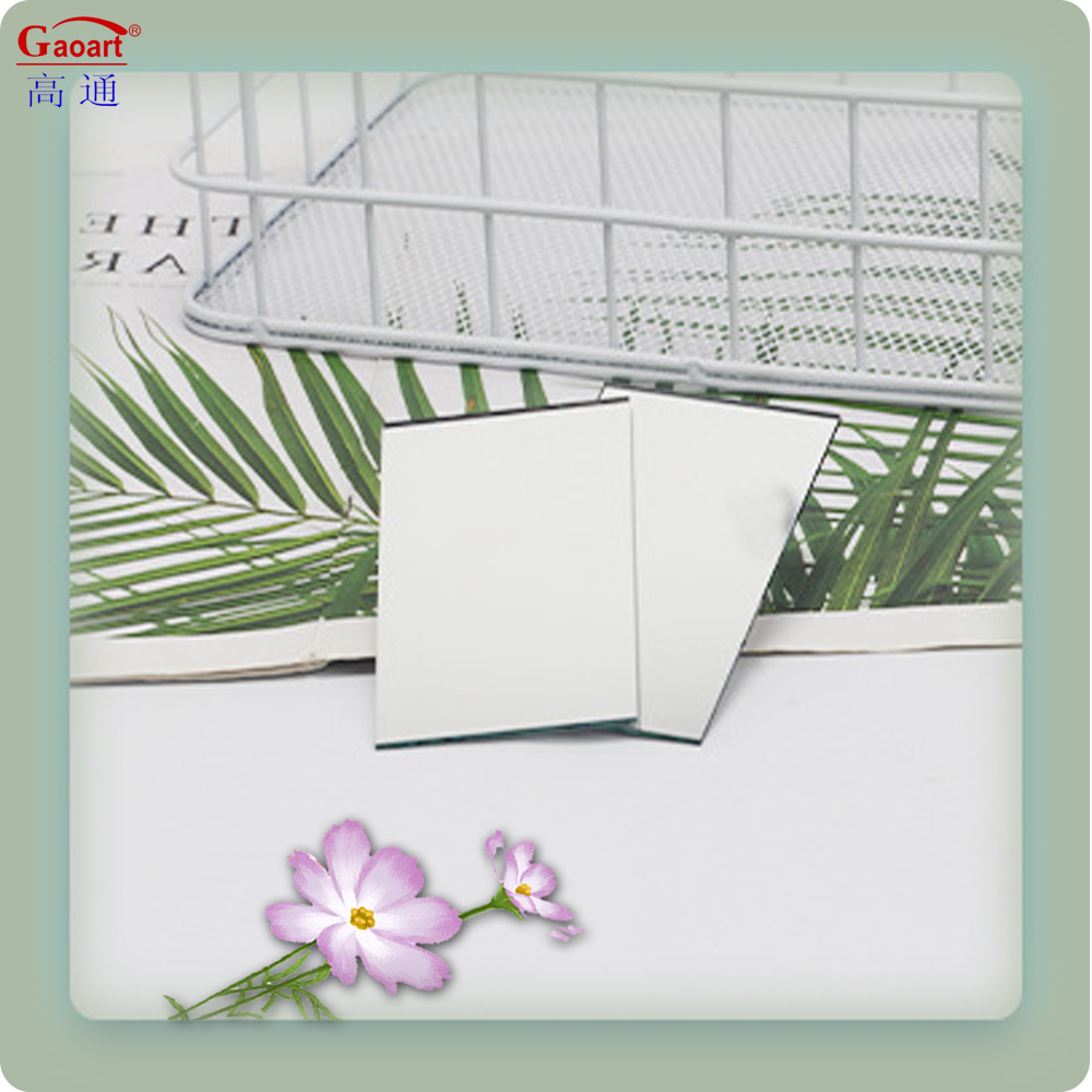 Full Length Adhesive Bedroom Mirror Straight Edge Working and Bath Mirror Without Frame