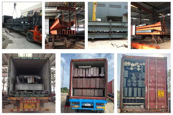 Sliding Door Rolling Door Prefabricated Steel Structure Warehouse Multi Storey