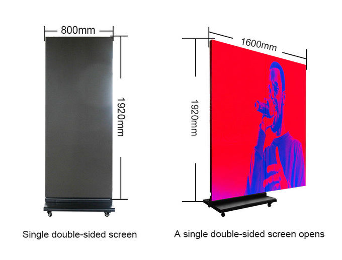 3840hz Double Side Indoor Led Poster P2.5 Led Screen Display