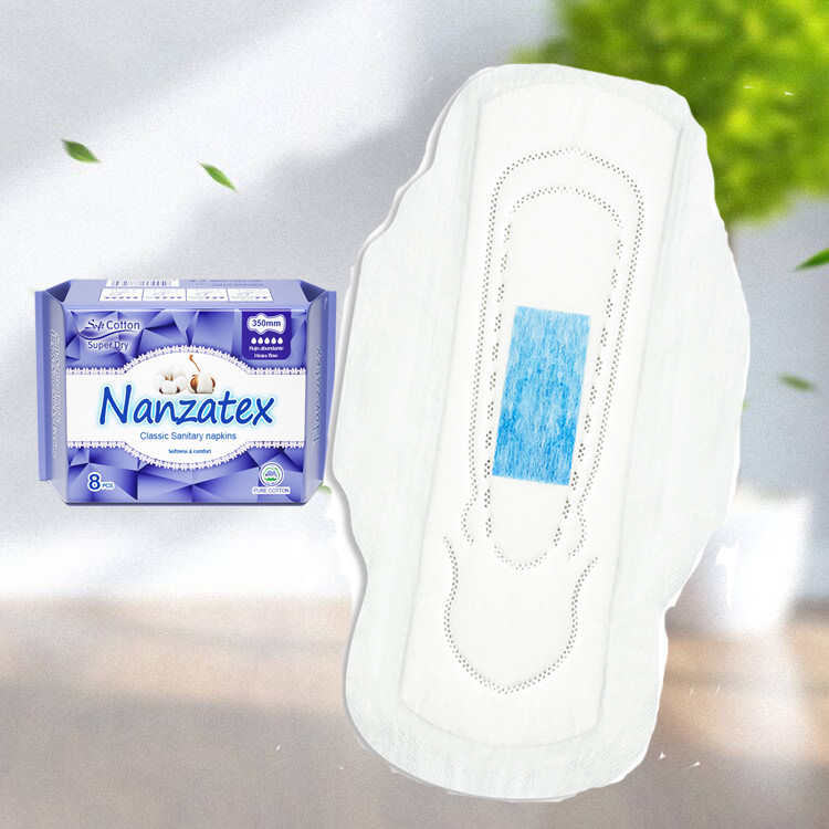 Hot sale women cotton sanitary napkins pad wholesale menstrual pad for ladies in bulk with OEM Service