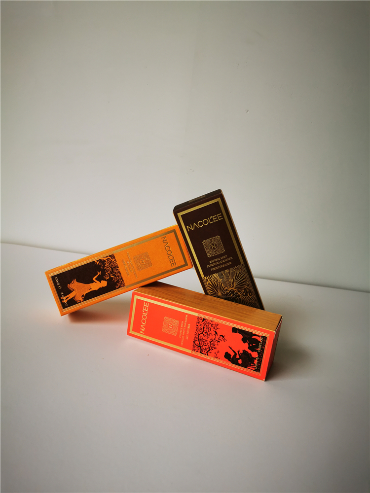 Luxury Square C1S Paper Skincare Packaging Box Custom Private Label