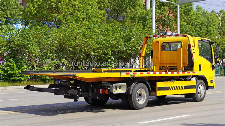 Factory ISUZU 8Ton 10 Ton Recovery Road Rescue Truck Small Mini Flatbed Platform Wrecker Towing Truck Tow Wrecker Truck