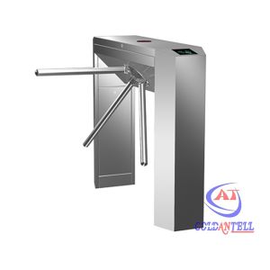 Bidirectional Pedestrian Tripod Turnstile Gate With Access Control System / LED