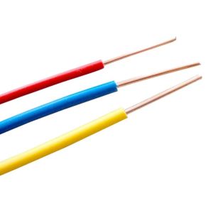 China Solid PVC Insulated Electrical Wire 6mm With PVC Insulation Material on sale