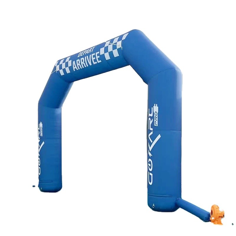  Entrance Door Inflatable Finish Arch CE Certificate With LED Light Manufactures