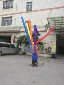 China Single Leg Inflatable Sky Dancer / Inflatable Air Tube Man For Advertising on sale