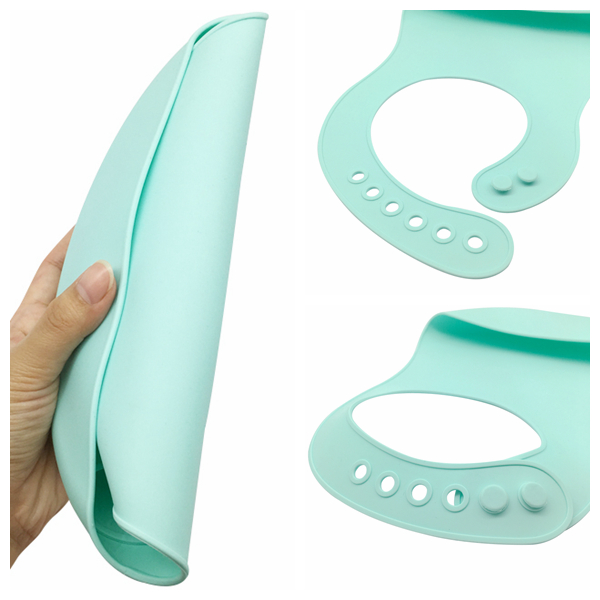 Amazon Best Selling Easily Clean BPA Free Waterproof Silicone Baby Bib With Custom Pattern Printing Manufacturer