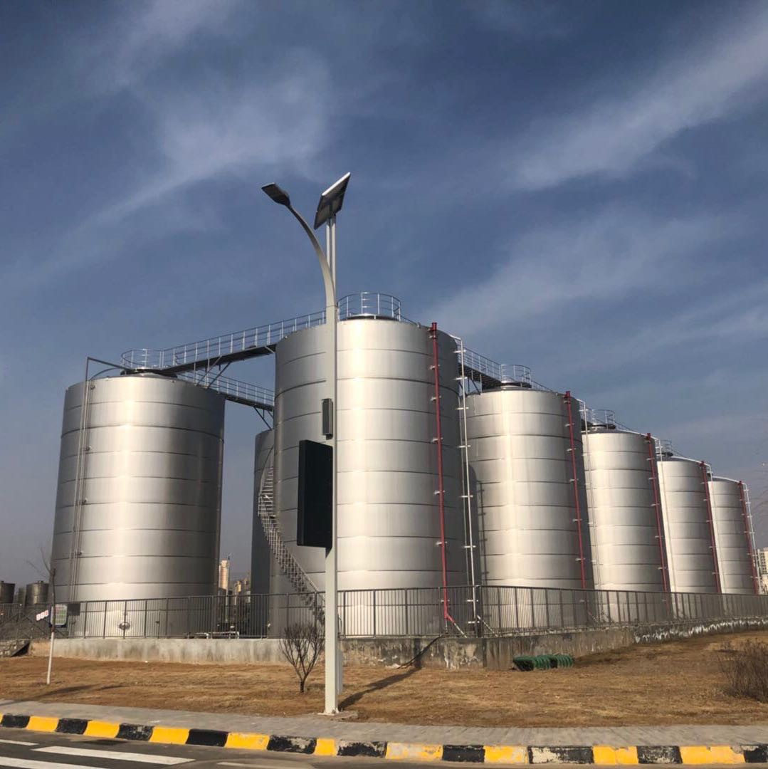 Cooling Medium Outdoor Stainless Steel Water Tank For Food Phamacy Factory