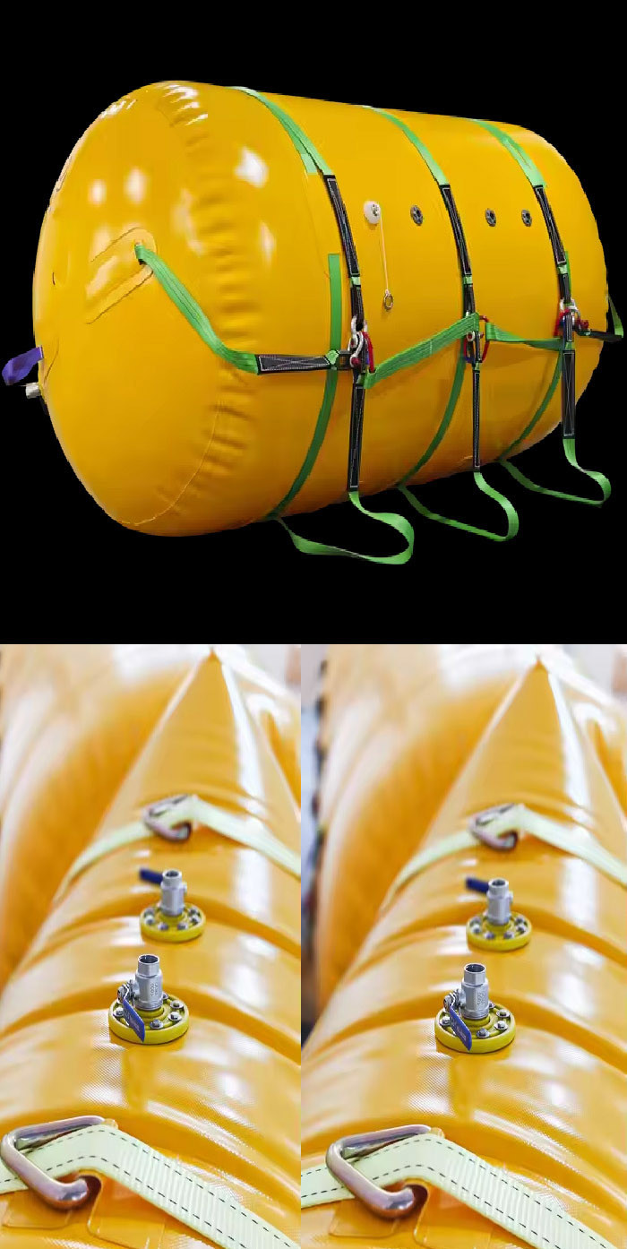 200kg Boats Buoyancy Bags And Marine Lift Boat Bag For Lifting Sunken Containers